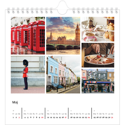 Årskalender kvadratisk — Bildgaller [omslag]