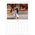 Fotokalender A4 Enkel (20 x 30 cm) — Koboltklassiker [Mars]