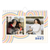 Fotokalender A5 Enkel — Retro ränder [omslag]