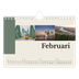 Fotokalender A5 Enkel — Världens sevärdheter [Februari]