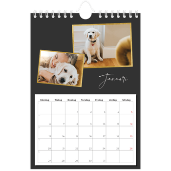 Fotokalender A5 Enkel — Goda minnen