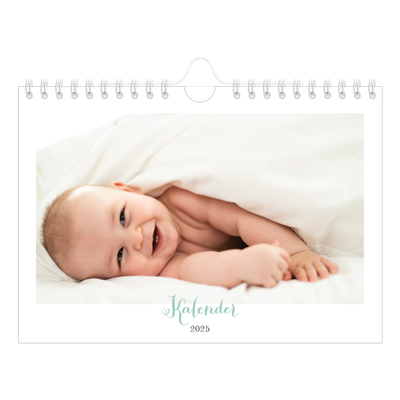 Fotokalender A5 Enkel — Hej världen [omslag]