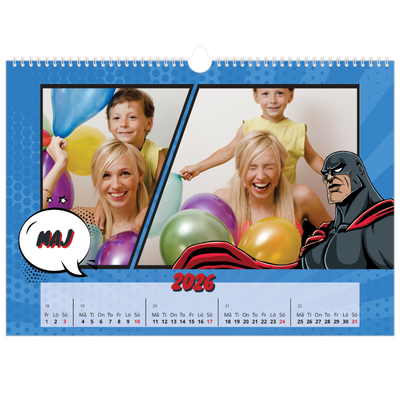 Fotokalender A3 Enkel — Serietidning [omslag]