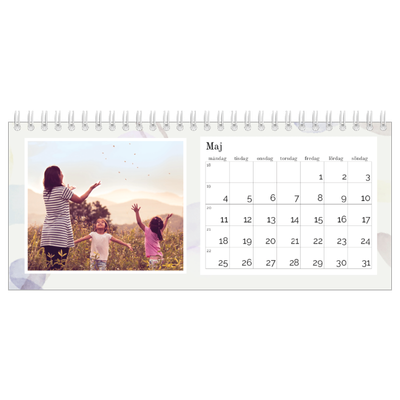 Skrivbordskalendrar — Akvarell former [omslag]