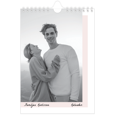 Fotokalender A5 Enkel — Färgglada ramar [omslag]