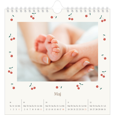 Årskalender kvadratisk — Körsbärslycka [omslag]