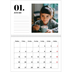Fotokalender A3 Klassisk (30 x 40 cm) — Serif och ögonblick [Januari]