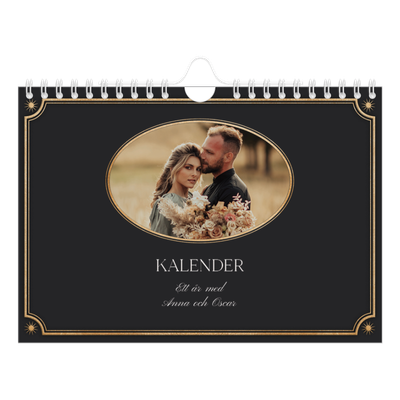 Fotokalender A5 Enkel — Klassisk vintage [omslag]
