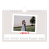 Fotokalender A5 Enkel — Signerad i karmosin [April]