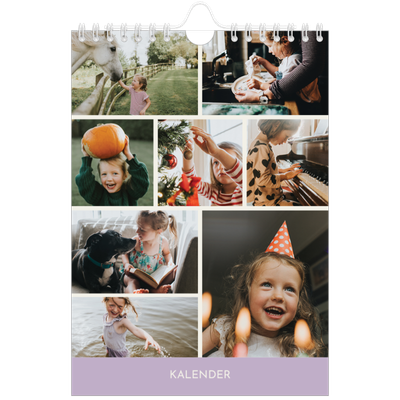 Fotokalender A5 Enkel — Pastellkapitel [omslag]