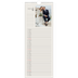 Fotokalender Smal  — Initialer i blom [Mars]