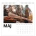 Årskalender kvadratisk — Vit kalender [omslag]