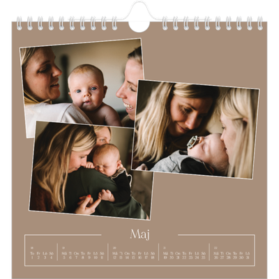 Årskalender kvadratisk — Skapade minnen [omslag]