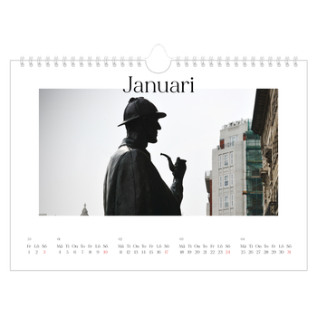 Fotokalender A4 Enkel — Min reseskildring