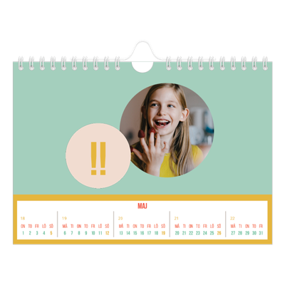 Fotokalender A5 Enkel — Ljust och vackert [omslag]