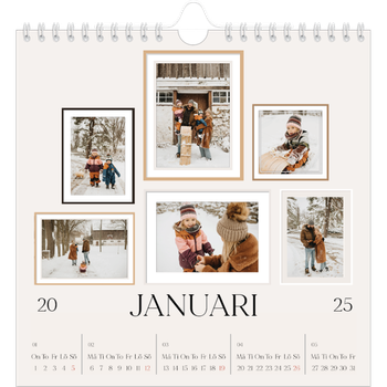 Fotokalender Kvadratisk — Bildvägg
