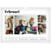 Fotokalender A3 Enkel — Tidningsstil [Februari]
