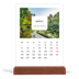Skrivbordskalender med träställ - Stående — Hela historien [April]
