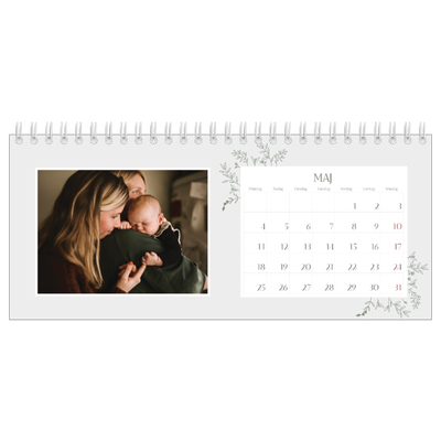 Skrivbordskalendrar — Handritade blommor [omslag]