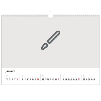 Fotokalender A3 Enkel — Designa din egna fotoprodukt