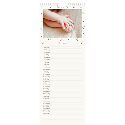 Fotokalender Smal  — Körsbärslycka [Februari]