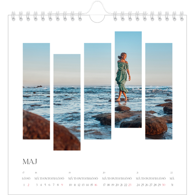 Årskalender kvadratisk — Resemosaiker [Maj]