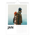 Fotokalender A5 Enkel — Vit kalender [Januari]