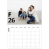 Fotokalender A3 Klassisk (30 x 40 cm) — Bokstäver och tal [Februari]