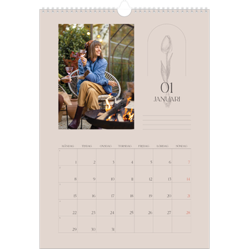 Fotokalender A3 Enkel — Enkel botanisk