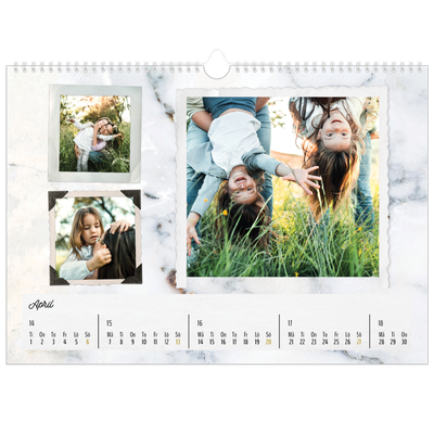 Fotokalender A3 Enkel — Bildsamling [April]