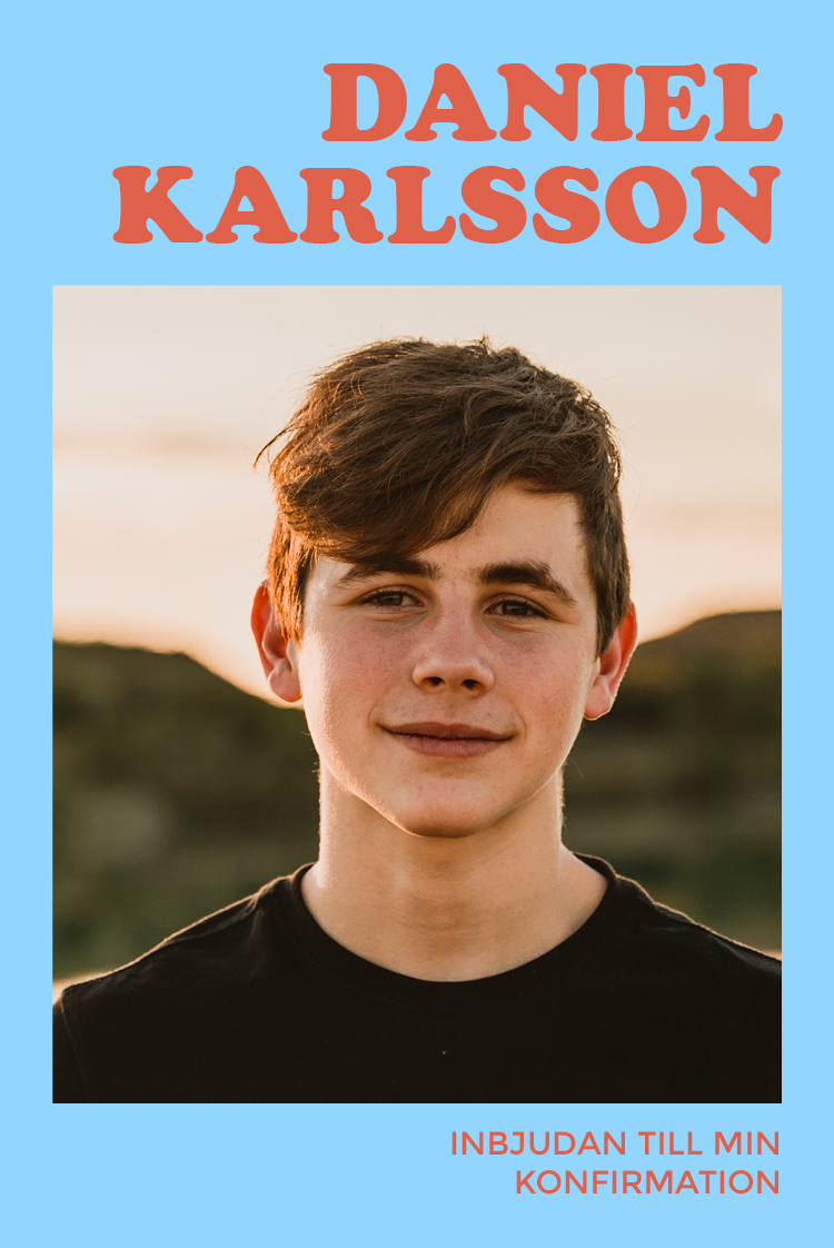 Inbjudningar — Retro konfirmation