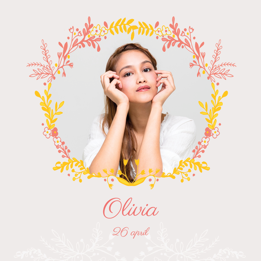 Inbjudningar — Festival blommor