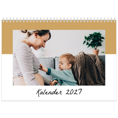 Fotokalender A3 Klassisk (30 x 40 cm) — Kalenderlista [omslag]