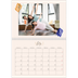 Fotokalender A3 Klassisk (30 x 40 cm) — Minimalistisk korall [Maj]