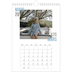 Fotokalender A4 Enkel (20 x 30 cm) — Dubblett text [Mars]