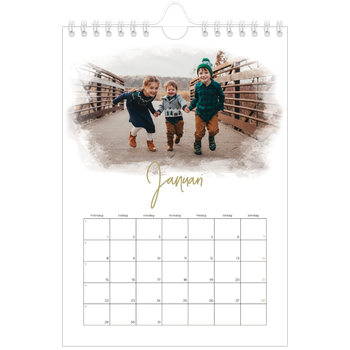 Fotokalender A5 Enkel — Fotoeffekter