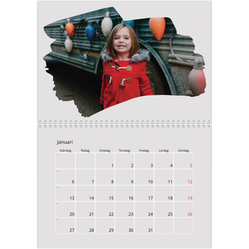 Fotokalender A3 Klassisk — Målade bildfält