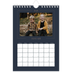Fotokalender A5 Enkel — Preussisk blå [Januari]
