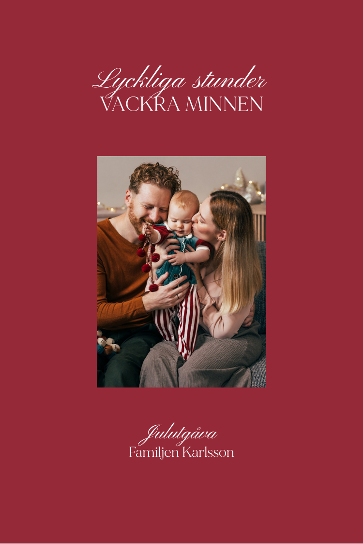 Fotokort — Glädje & kalligrafi