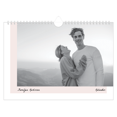 Fotokalender A4 Enkel — Färgglada ramar [omslag]