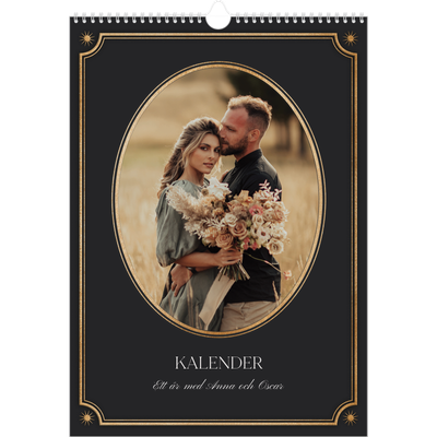 A3 Årskalender — Klassisk vintage [omslag]