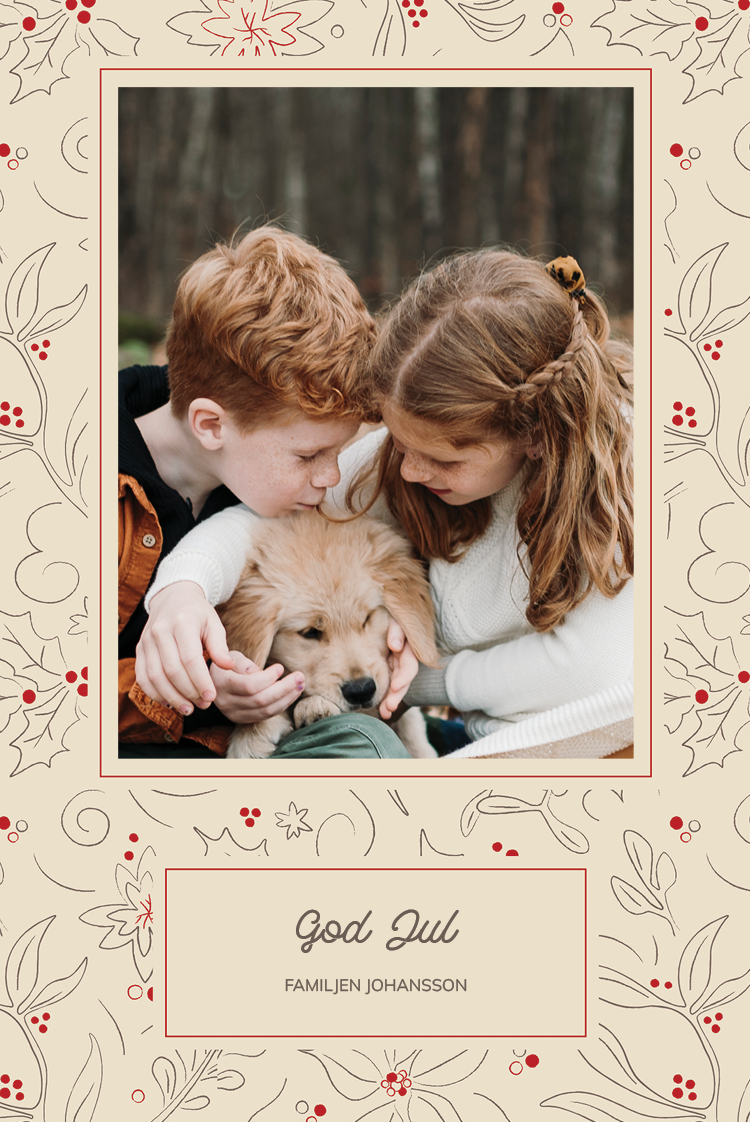 Fotokort — Skogens löv