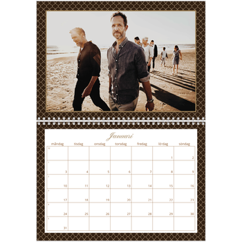 Fotokalender A3 Klassisk — Geometriskt mönster