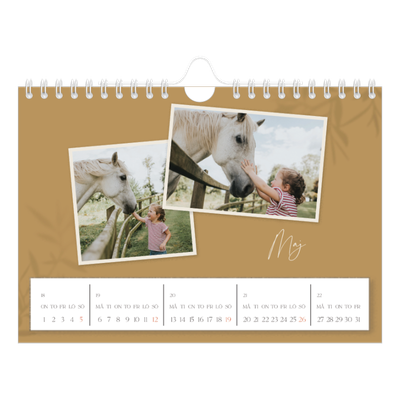 Fotokalender A5 Enkel — Jordnära [omslag]