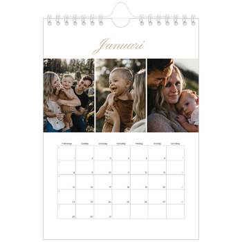 Fotokalender A5 Enkel — Fotolister