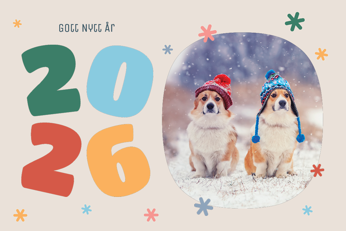 Fotokort — Färgstorm