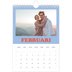Fotokalender A5 Enkel — Retro ramar [Februari]