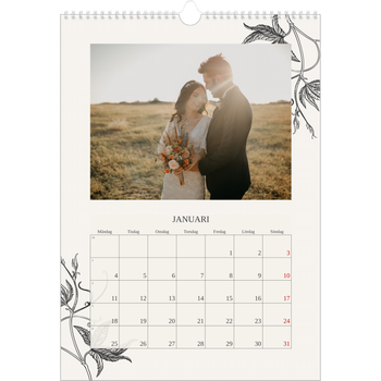 Fotokalender A3 Enkel — Bläck & murgröna