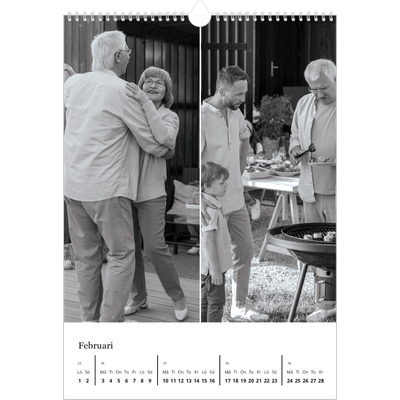 A3 Årskalender — Bilder i fokus [Februari]