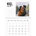 Fotokalender A3 Klassisk (30 x 40 cm) — Serif och ögonblick [Februari]